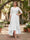 A-Line/Princess Half Sleeves Asymmetrical Plus Size Mother of the Bride Dresses with Ruffles & Embroidery