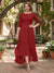 A-Line/Princess Half Sleeves Asymmetrical Plus Size Mother of the Bride Dresses with Ruffles & Embroidery
