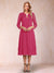 Sheath/Column 3/4 Sleeves Asymmetrical Mother of the Bride Dresses with Lace & Rhinestone