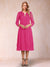 Sheath/Column 3/4 Sleeves Asymmetrical Mother of the Bride Dresses with Lace & Rhinestone