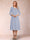 Sheath/Column 3/4 Sleeves Asymmetrical Mother of the Bride Dresses with Lace & Rhinestone