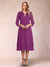 Sheath/Column 3/4 Sleeves Asymmetrical Mother of the Bride Dresses with Lace & Rhinestone