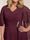 A-Line/Princess V-Neck Half Sleeves Knee-Length Mother of the Bride Dresses with Ruffles & Ruched