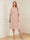 A-Line/Princess V-Neck Half Sleeves Knee-Length Mother of the Bride Dresses with Ruffles & Ruched