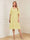 A-Line/Princess V-Neck Half Sleeves Knee-Length Mother of the Bride Dresses with Ruffles & Ruched