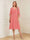 A-Line/Princess V-Neck Half Sleeves Knee-Length Mother of the Bride Dresses with Ruffles & Ruched
