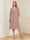 A-Line/Princess V-Neck Half Sleeves Knee-Length Mother of the Bride Dresses with Ruffles & Ruched
