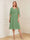 A-Line/Princess V-Neck Half Sleeves Knee-Length Mother of the Bride Dresses with Ruffles & Ruched