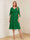 A-Line/Princess V-Neck Half Sleeves Knee-Length Mother of the Bride Dresses with Ruffles & Ruched