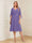 A-Line/Princess V-Neck Half Sleeves Knee-Length Mother of the Bride Dresses with Ruffles & Ruched