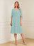 A-Line/Princess V-Neck Half Sleeves Knee-Length Mother of the Bride Dresses with Ruffles & Ruched