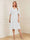 A-Line/Princess V-Neck Half Sleeves Knee-Length Mother of the Bride Dresses with Ruffles & Ruched