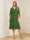 A-Line/Princess V-Neck Half Sleeves Knee-Length Mother of the Bride Dresses with Ruffles & Ruched