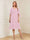 A-Line/Princess V-Neck Half Sleeves Knee-Length Mother of the Bride Dresses with Ruffles & Ruched