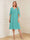 A-Line/Princess V-Neck Half Sleeves Knee-Length Mother of the Bride Dresses with Ruffles & Ruched