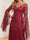 A-Line/Princess Scoop Long Sleeves Floor-Length Mother of the Bride Dresses with Applique