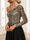 A-Line/Princess One-Shoulder Long Sleeves Floor-Length Mother of the Bride Dresses with Lace & Split Side