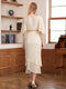 Sheath/Column Scoop 3/4 Sleeves Asymmetrical Mother of the Bride Dresses with Ruffles