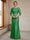 Sheath/Column Crew Neck 3/4 Sleeves Mother of the Bride Dresses with Beading & Sash