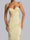 Sheath/Column Spaghetti Straps Floor-Length Bridesmaid Dresses with Applique