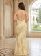 Sheath/Column Spaghetti Straps Floor-Length Plus Size Bridesmaid Dresses with Applique