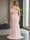 Trumpet/Mermaid One-Shoulder Short Sleeves Floor-Length Plus Size Bridesmaid Dresses with Pleats