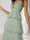 A-Line/Princess V-Neck Sleeveless Floor-Length Bridesmaid Dresses with Pleats & Ruffles