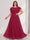 A-Line/Princess Scoop Short Sleeves Floor-Length Plus Size Bridesmaid Dresses with Ruffles & Ruched
