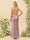 Sheath/Column Halter Sleeveless Ankle-Length Bridesmaid Dresses with Ruched