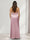 Sheath/Column Halter Sleeveless Ankle-Length Plus Size Bridesmaid Dresses with Ruched