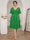 A-Line/Princess V-Neck Short Sleeves Knee-Length Plus Size Bridesmaid Dresses with Ruffles