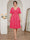 A-Line/Princess V-Neck Short Sleeves Knee-Length Plus Size Bridesmaid Dresses with Ruffles