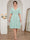 A-Line/Princess V-Neck Short Sleeves Knee-Length Plus Size Bridesmaid Dresses with Ruffles