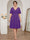 A-Line/Princess V-Neck Short Sleeves Knee-Length Plus Size Bridesmaid Dresses with Ruffles
