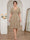 A-Line/Princess V-Neck Short Sleeves Knee-Length Plus Size Bridesmaid Dresses with Ruffles