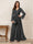 Jumpsuits V Neck Long Sleeves Floor Length Mother of the Bride Dresses with Beading