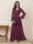 Jumpsuits V Neck Long Sleeves Floor Length Mother of the Bride Dresses with Beading