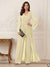 Jumpsuits V Neck Long Sleeves Floor Length Mother of the Bride Dresses with Beading