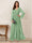Jumpsuits V Neck Long Sleeves Floor Length Mother of the Bride Dresses with Beading