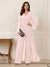 Jumpsuits V Neck Long Sleeves Floor Length Mother of the Bride Dresses with Beading
