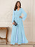 Jumpsuits V Neck Long Sleeves Floor Length Mother of the Bride Dresses with Beading