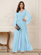 Jumpsuits V Neck Long Sleeves Floor Length Mother of the Bride Dresses with Beading