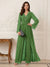 Jumpsuits V Neck Long Sleeves Floor Length Mother of the Bride Dresses with Beading