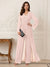 Jumpsuits V Neck Long Sleeves Floor Length Mother of the Bride Dresses with Beading