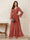 Jumpsuits V Neck Long Sleeves Floor Length Mother of the Bride Dresses with Beading