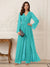 Jumpsuits V Neck Long Sleeves Floor Length Mother of the Bride Dresses with Beading