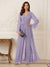 Jumpsuits V Neck Long Sleeves Floor Length Mother of the Bride Dresses with Beading