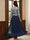 A-Line/Princess Scoop 3/4 Sleeves Asymmetrical Mother of the Bride Dresses with Flower & Embroidery