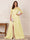 A-Line/Princess Scoop 3/4 Sleeves Floor-Length Mother of the Bride Dresses with Split Side & Applique