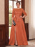A-Line/Princess Scoop 3/4 Sleeves Floor-Length Plus Size Mother of the Bride Dresses with Split Side & Applique